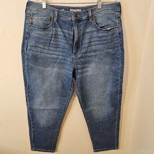 Sonoma Jean Women Size 14R Mom Jean Blue Denim